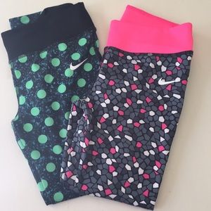 Girls Nike Capris- 6x- 2 Pair